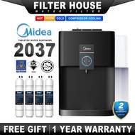 MIDEA Water Dispenser Tabletop Hot Room Cold 3 Suhu Penapis Air Midea 2037 - 4 Antibacterial Filter 