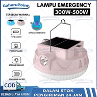 Garansi 5 tahun lampu emergency ufo Lampu emergency lampu outdoor lampu Solar100%Asli / lampu emerge