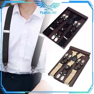 Men's Adult Suspenders Adjustable Men's Suspenders 6 Clip-on Suspenders Large Suspenders Men's Suspe