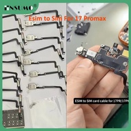 For iPhone 17Pro Max US Version Esim to Sim Dual Card Flex Cab ‬ le With Integrated MEP Cable +Card 