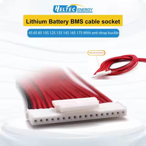 Heltec BMS Cable Lithium Battery Protection Board Cable Suitable for 3PIN 4S 6S 8S 10S 12S 13S 14S 1