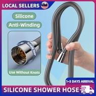Flexible Hose Bathroom Toilet Silicone Flexible Hose Handheld Shower Head Hose 1.5M 2M 2.5M