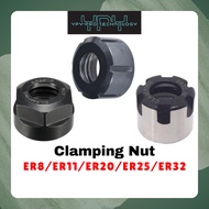 Clamping Nut ER Collet Chuck Holder For CNC Milling Lathe ER8 ER11 ER16 ER20 ER25 ER32
