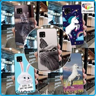 Sharp Aquos Sense 4 / Sense 5G / Sense 6 / Zero 6 soft black silicone case printed with many beautif