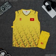 JGBL Vietnam Team 2025 Men's Volleyball Kit – AVC Nations Cup Competition Version – Premium Sesame F