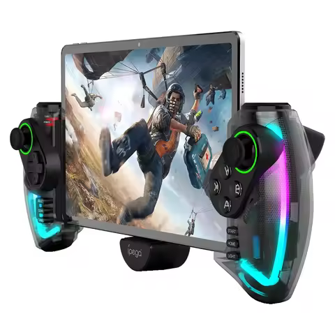 Ipega New PG-9777S RGB Bluetooth Gamepad For Switch/Android/iOS/PC iPad Light Linear Vibration Stret
