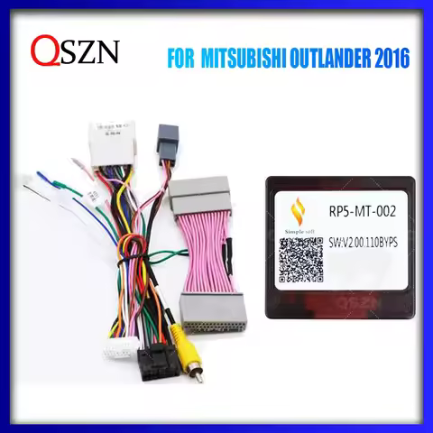 Canbus Box Decoder MT-SS-03/RP5-MT-002/RP5-MT-102 Car radio DVD For 2016 MITSUBISHI OUTLANDER Wiring