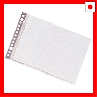 LIHIT LAB Clear Pocket B6E 13 Holes 10 Sheets Gray N2009G