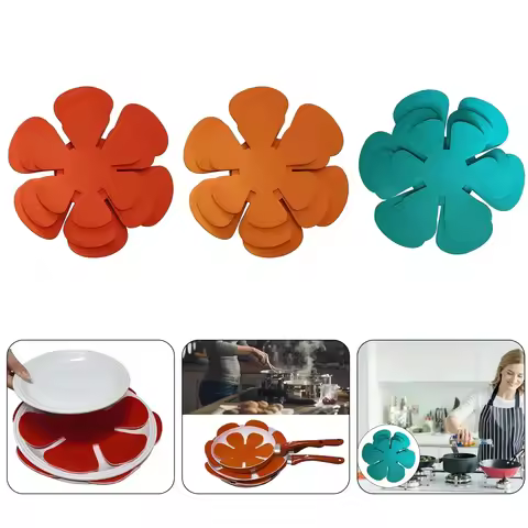 12pcs Felt Pad Pot Pan Protector Anti Scratch Non Stick Cookware Utensils Tool Durable Washable Reus