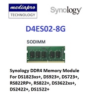 Synology D4ES02-8G 8GB RAM DDR4 Compatible with DS1823xs+, DS923+, DS723+, RS822RP+, RS822+, DS3622x