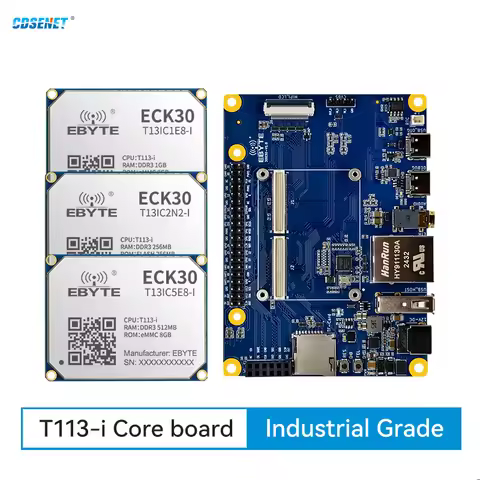 T113-i Core Board CDSENET ECK30 Linux BTB 1.2G Dual-Core ARM A7 RISC-V DSP Multi-Core Heterogeneous 