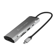 j5create USB C Hub - 4K 60Hz HDMI, USB-C 10Gbps, 2 USB-A 10Gbps, 100W PD with USB-C 5Gbps, Ethernet,