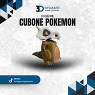 Cubone Figure 3D/Cute and Unique Pokemon Character Display/Pokemon cubone miniature