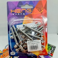 ☑️CNC HENG WAVE 100 CRANKCASE BOLTS SET 17 PCS
