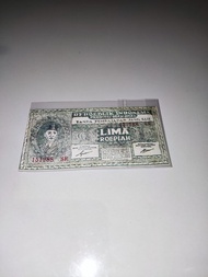 Uang Kertas Lama Indonesia ORIDA Sumatera 1Pcs