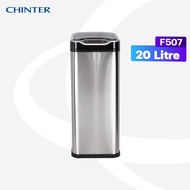 CHINTER ถังขยะเซ็นเซอร์ระบบสัมผัส และโมชั่นเซ็นเซอร์ 1220253050 ลิตร สี SILVER (เตะได้) 3ขนาดให้เลือ