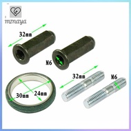 [MinaZ] Motorcycle Exhaust Studs Nuts Gasket Set Fit for GY6 50cc 125cc 150cc QMB139 PH