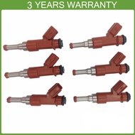 New 6X Fuel Injector 23250-0P040 For 07-10 Toyota Camry RAV4 Lexus ES350 3.5L