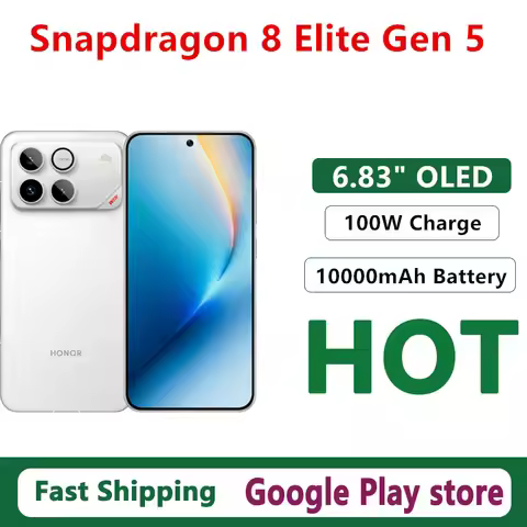 Original Honor Win Mobile Phone Snapdragon 8 Elite Gen 5 OTA 6.83" OLED 185HZ 50.0MP Camera 10000mAh