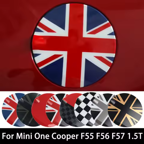 Brand New Plastic Car Fuel Tank Cap Cover Sticker For Mini One Cooper F55 F56 F57 1.5T Car-Styling E