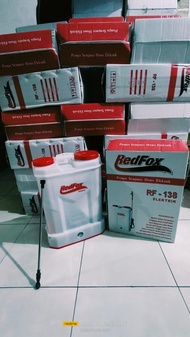 POMPA SEMPROT HAMA ELEKTRIK 13.8 L TENGKI SEMPROT HAMA POMPA BATTERY SPRAYER REDFOX SEMPROTAN TANGAN