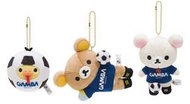 【懶熊部屋】Rilakkuma 日本正版 拉拉熊 懶懶熊 白熊 小雞 大阪萬博店 限定 一周年 足球系列 娃娃 吊飾