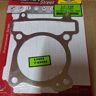 YAMAHA LC135 BLOCK GASKET ALUMINIUM 1MM - 74MM