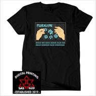 PLURALISM T-SHIRT UNIQUE T-SHIRT/ DISTRO T-SHIRT/