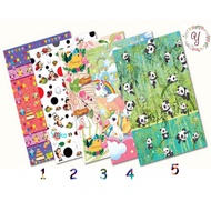 Animal Wrapping Paper Sqeezy Doff Wrapping Paper Panda Wrapping Paper Flamingo Unicorn Wrapping Pape