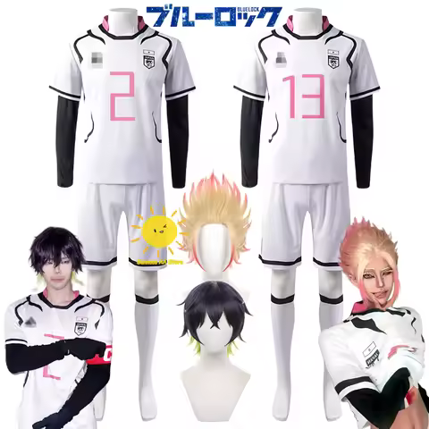 Anime Oliver Aiku Shidou Ryuusei Cosplay Blue Cosplay Costumes Lock Football Jersey Suits Aiku Wig H