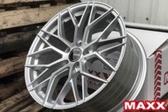 【超鑫國際】 MAXX M11 19吋旋壓鋁圈 5孔108 Ford Focus Kuga V60 XC60 銀底髮絲紋