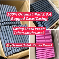 Rugged Casing Kebal For iPad 2,3,4 Shock Proof,Tahan Lasak,Tahan Jatuh Sesuai Untuk Kanak2 Baling