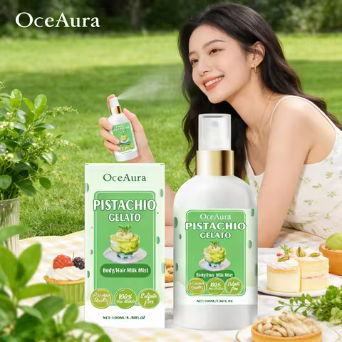 OceAura Body Milk Mist Strawberry Long Lasting Hydration Moisturizer Skin Brightening Products Smoot