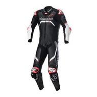 [安信騎士] Alpinestars GP TECH V4 1 PC SUIT 連身皮衣 黑白 防摔 競賽 透氣 A星