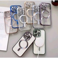 CASE iphone 17 PRO MAX 17 AIR 17 PRO 17 SOFTCASE MAGSAFE CHROOM LIST / SOFTCASE MAGSAFE 17 / 17 PRO 