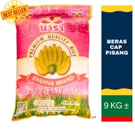 Beras Cap Pisang 9 KG± Harum, Lembut & Rasa tradisonal.