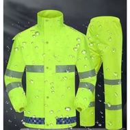 Rain Coat Long Jacket Baju Hujan Motor Bike PDRM traffic quality