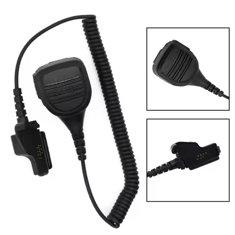 Handheld Speaker Microphone PMMN4051B Clear Calls Noisy Environments Compatible Motorola XTS5000 XTS