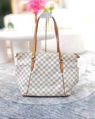 《香港旺角實體店✅》LV 路易威登 白棋盤格 Neverfull 托特包 (支持7間銀行免息分期）