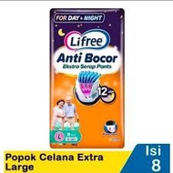 Lifree Extra Absorbent M10 L8 XL6 XXL5 / Lifree Anti-Leak Extra Absorbent M10 L8 XL6 XXL5 / Lifree A