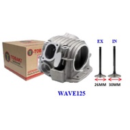 WAVE125 (26/30) WAVE125 (24/28) TOBAKI RACING CYLINDER HEAD