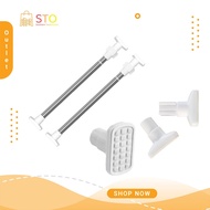 STO No Punching Rod Curtain Rod Bedroom Clothes Drying Rod Telescopic Rod Single Rod Clothes Rod Shower Curtain Rod