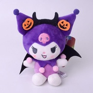 Kawaii Sanriod Anime Halloween Series Mymelody Kuromi Hello Kittyd Cosplay Demon Plush Doll Toy Keyc