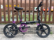 FNHON Kad1618 Aluminum Alloy Folding Bike Lightweight Bicycle Disc Brake Version 10 Speed 16 Inch Wh