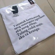 T-SHIRT WORDS FOR YOU WONG SING SENENGAN E NGRASANI I