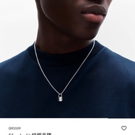 LV Silver Lockit 純銀吊墜項鍊，LV Silver Lockit 純銀項鍊（正品） 經典鎖頭設計，簡約好搭，男女皆宜。