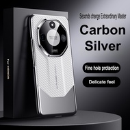 Ốp điện thoại sợi carbon cho Honor X9c 5G Honor X9c Smart HonorX9c 5G HonorX9cSmart mạ platinum sang