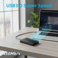 SATA to USB 3.0 Converter 3.5'' HDD Enclosure Compatible with 2.5 and 3.5 SSD Disks 450Mb/s 22TB Cap