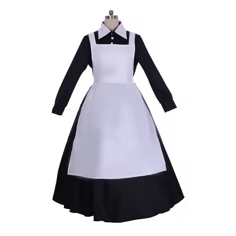 Mother Isabella Cosplay Costume Anime The Promised Neverland Mom Isabella Dress with Apron Women Mai