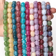 9x11mm Oval Natural Stone Apatite Tourmaline Peridot Bead Smooth Loose Beads for Jewelry Making Supp